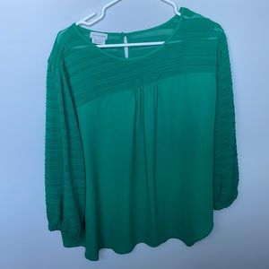 Green Van Heusen Blouse
